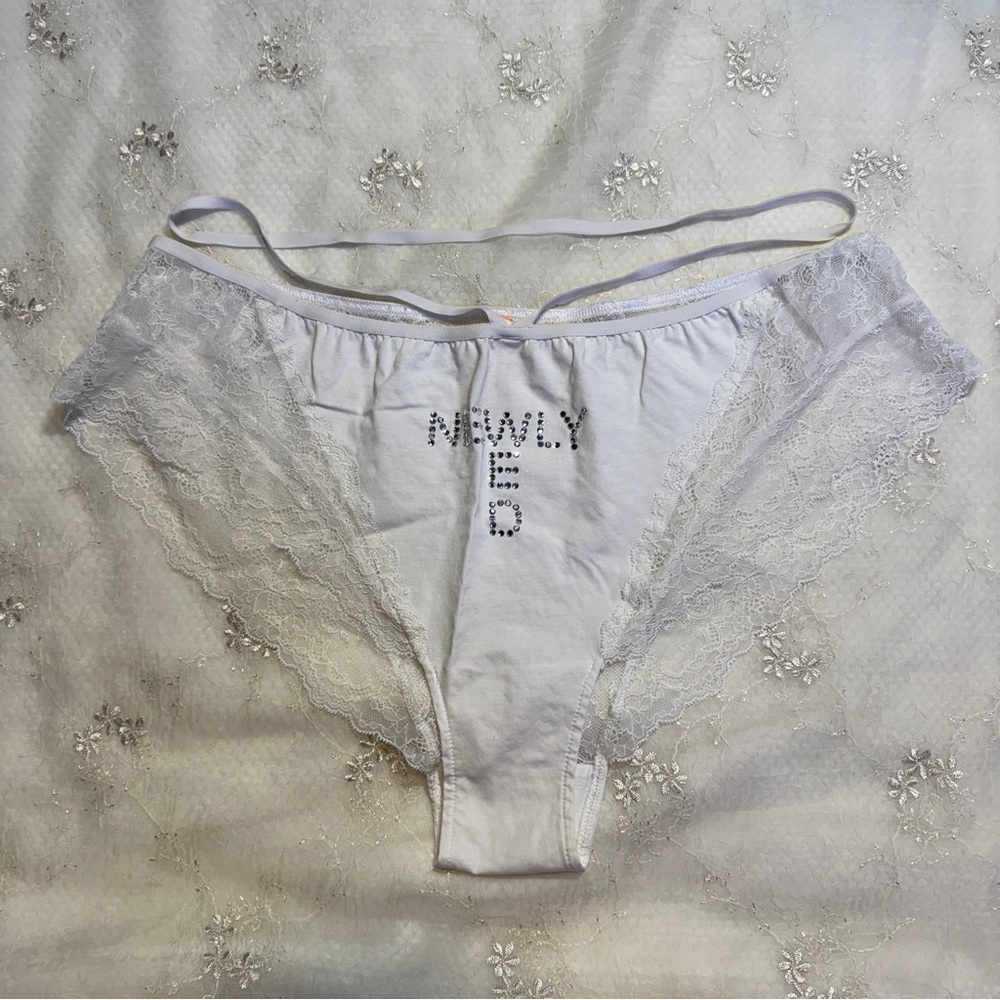 Cacique x Sophie Thealley Bridal Newly Wed White Lace Panty Size 18/20